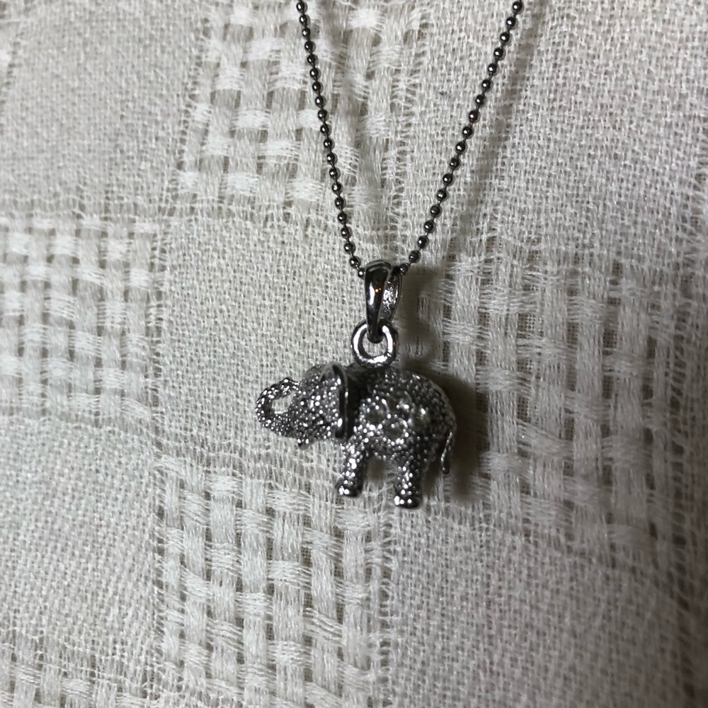 3/$10 Silver Elephant Necklace